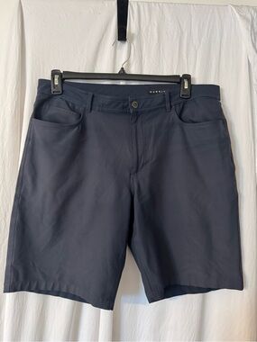 Men's Dunning Golf Greyish/ Navy Performance Shorts. Size 36
